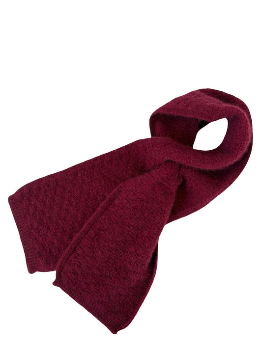 Dash Possum Merino Keyhole Scarf - Pinot