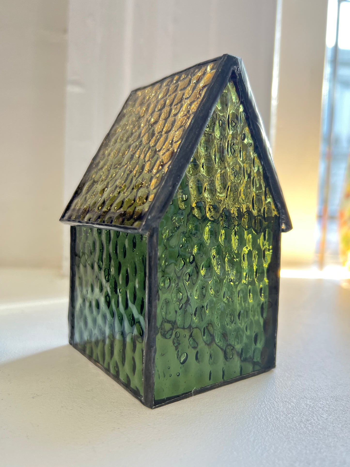 Stained Glass tea light House Green Inc Design Store