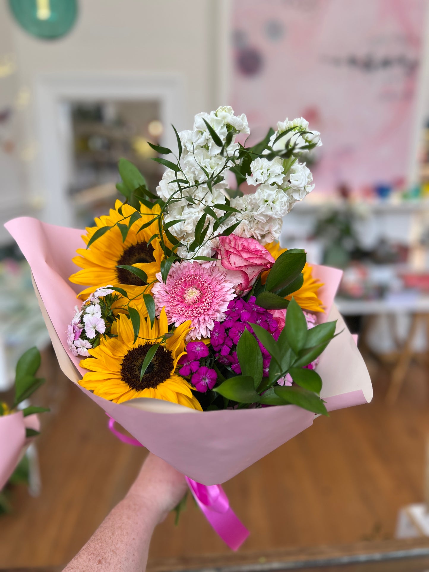 Bunch of fresh flowers - seasonal, assorted