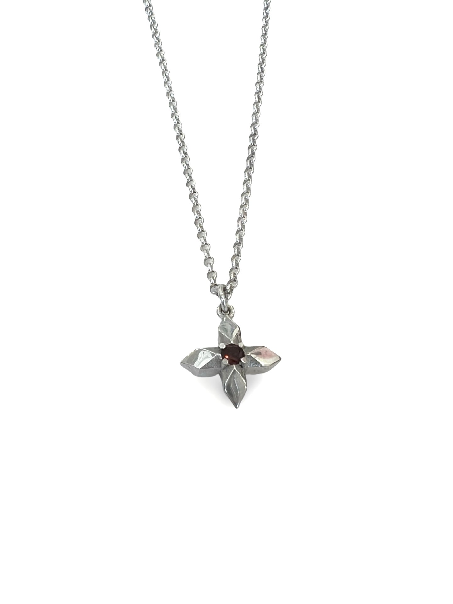 Lucent Necklace with Garnet by Holly Howe - HH051