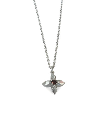 Lucent Necklace with Garnet by Holly Howe - HH051