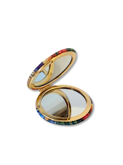 'Meadow' Pocket Mirror by Fleur Woods