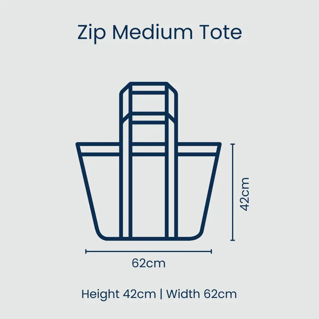 Medium Zip Tote Bag - Confetti