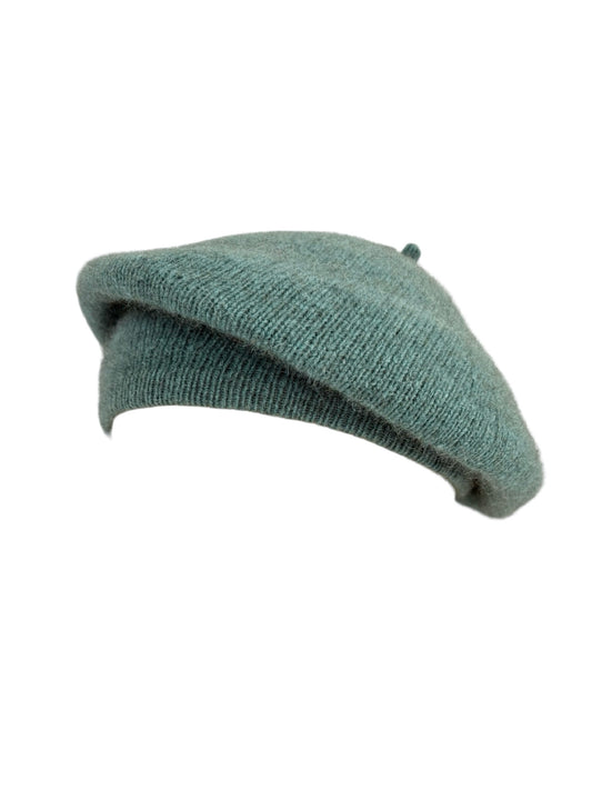 Possum Merino Beret - Sage