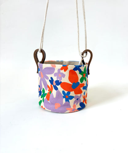 Hanging Canvas Planter - Laura Flor