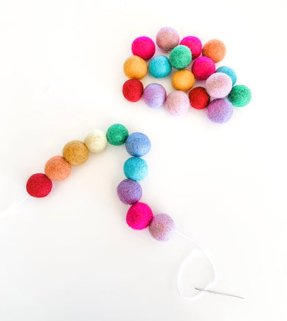 School Holiday Session - make a Pom Pom Garland at inc!