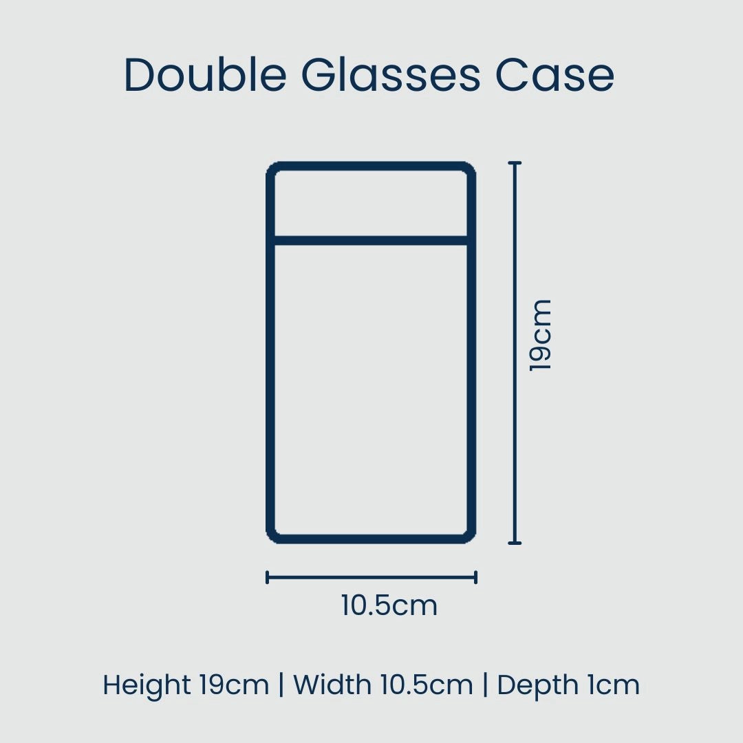 Double Glasses Case - Wallpaper