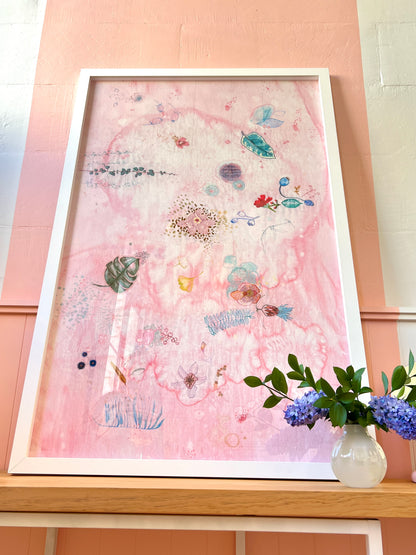 ‘Flora’ Framed artwork by Fleur Woods