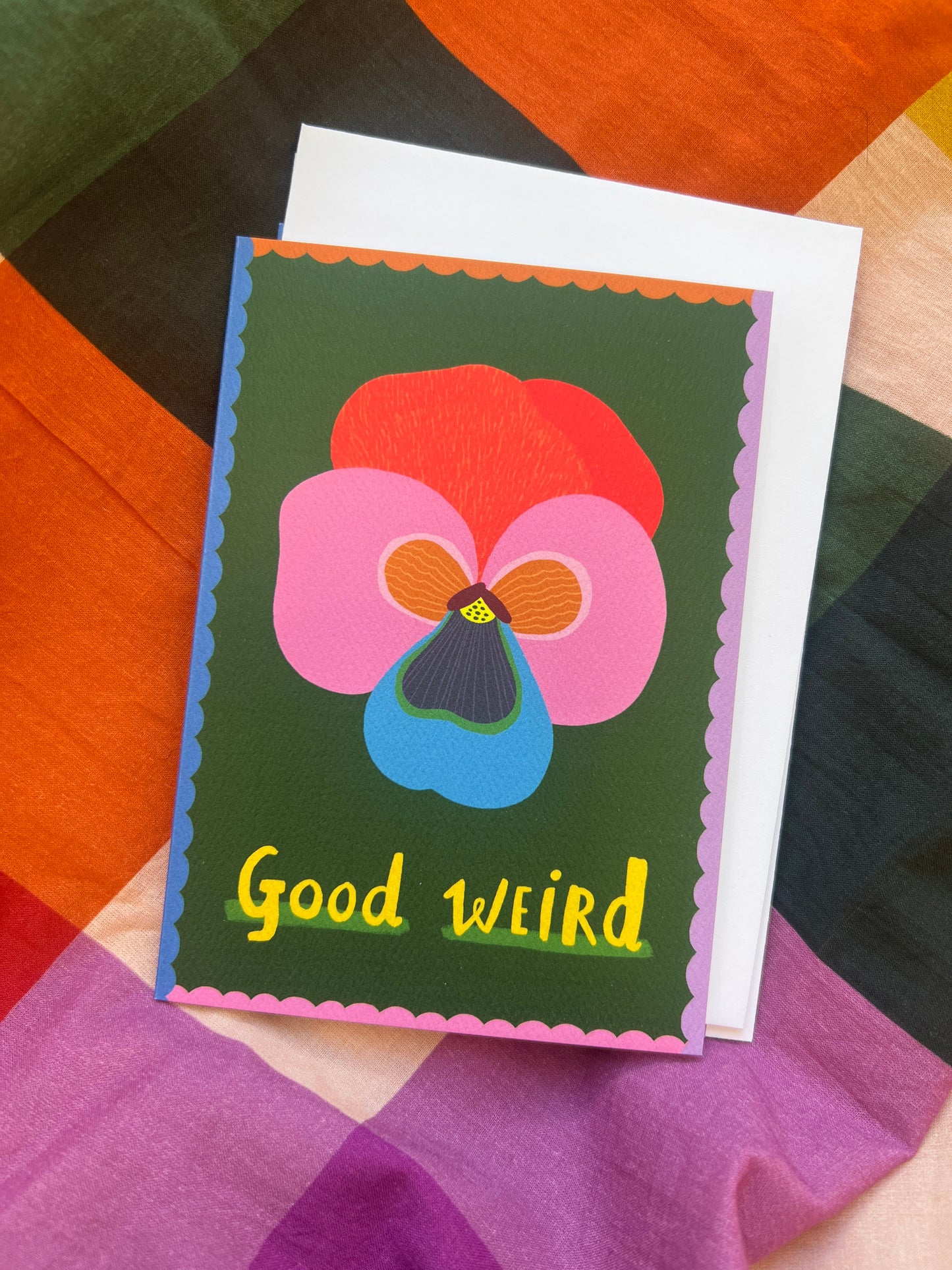 Good Weird - illustrated card by Crissie Rodda