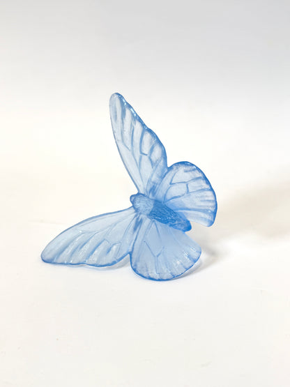 Pale Cobalt Blue- Classic Butterfly Monarch - Glass artwork by Luke Jacomb