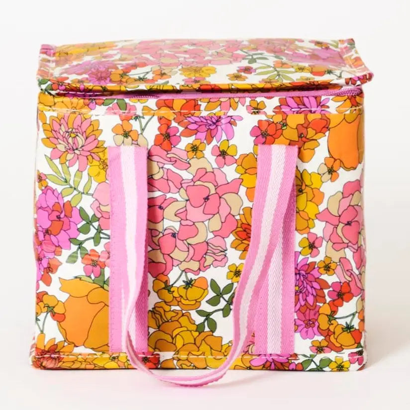 Mini Insulated Tote Bag - Hydrangea