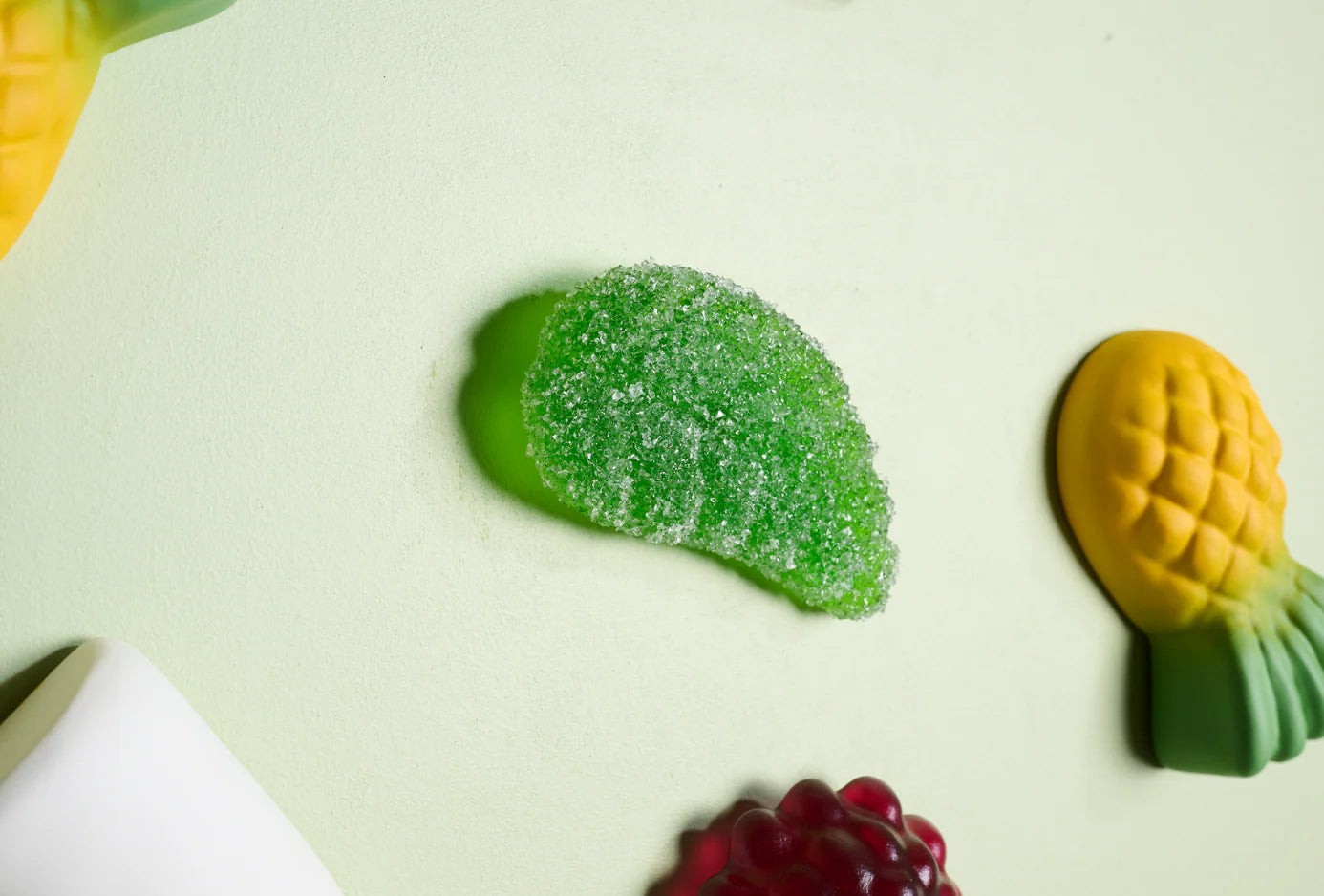 Cast Glass "Sugared Spearmint" Artwork by Simon Lewis Wards