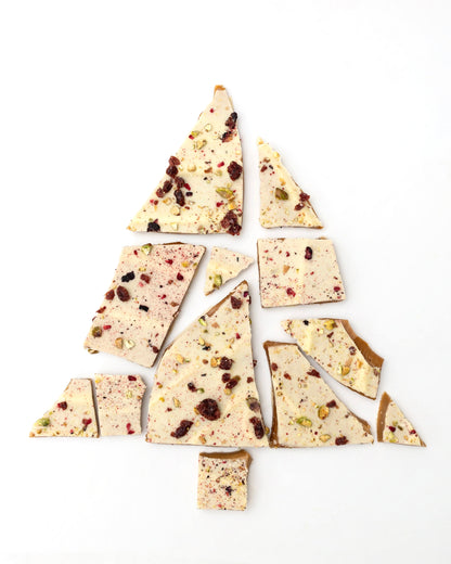 White Chocolate Summer Berry & Pistachio Toffee