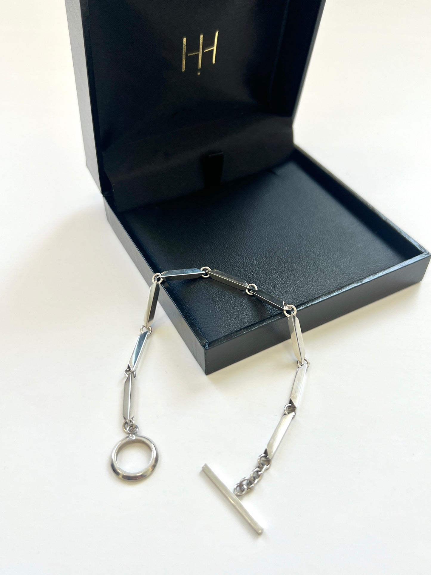 Sterling Silver Bar Bracelet by Holly Howe