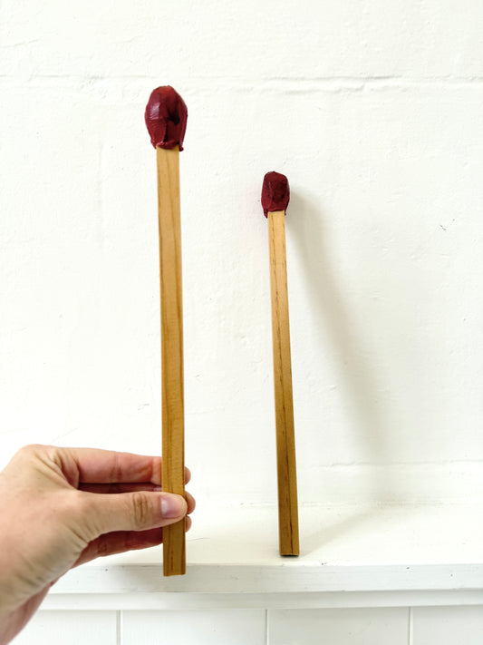Matchstick Head Pair - 27cm Teeny Size (25113)