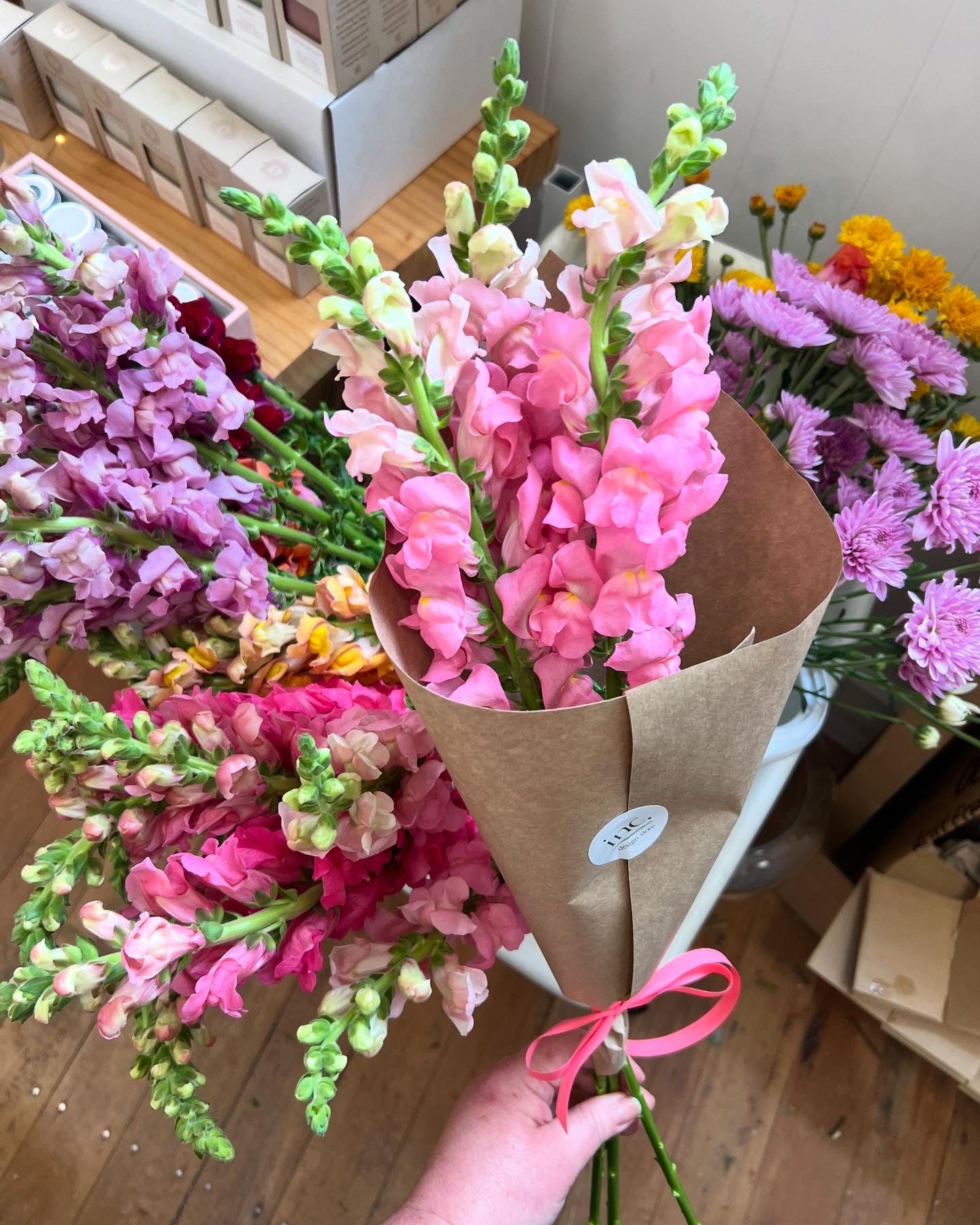 Bunch of fresh flowers - seasonal, assorted