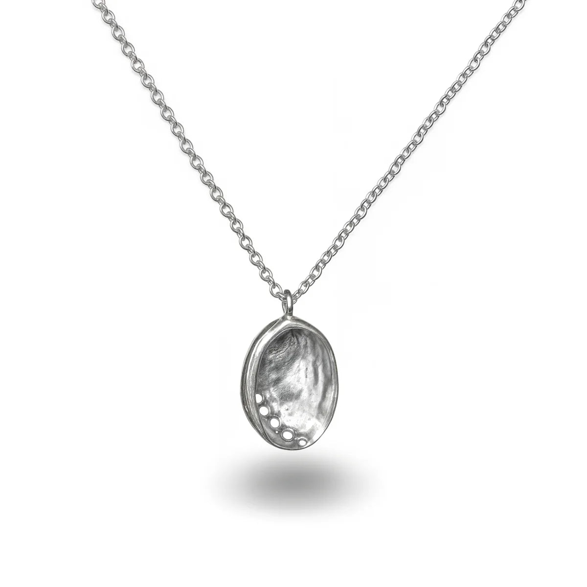 Silver Baby Paua Pendant