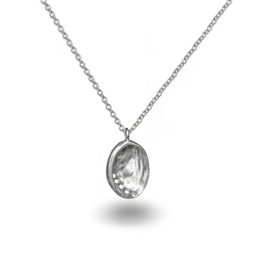 Silver Baby Paua Pendant