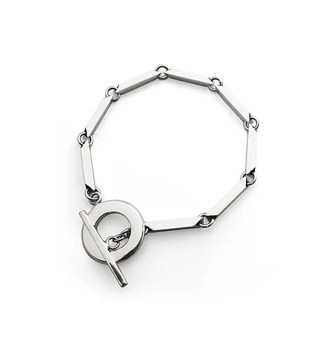 Sterling Silver Bar Bracelet by Holly Howe