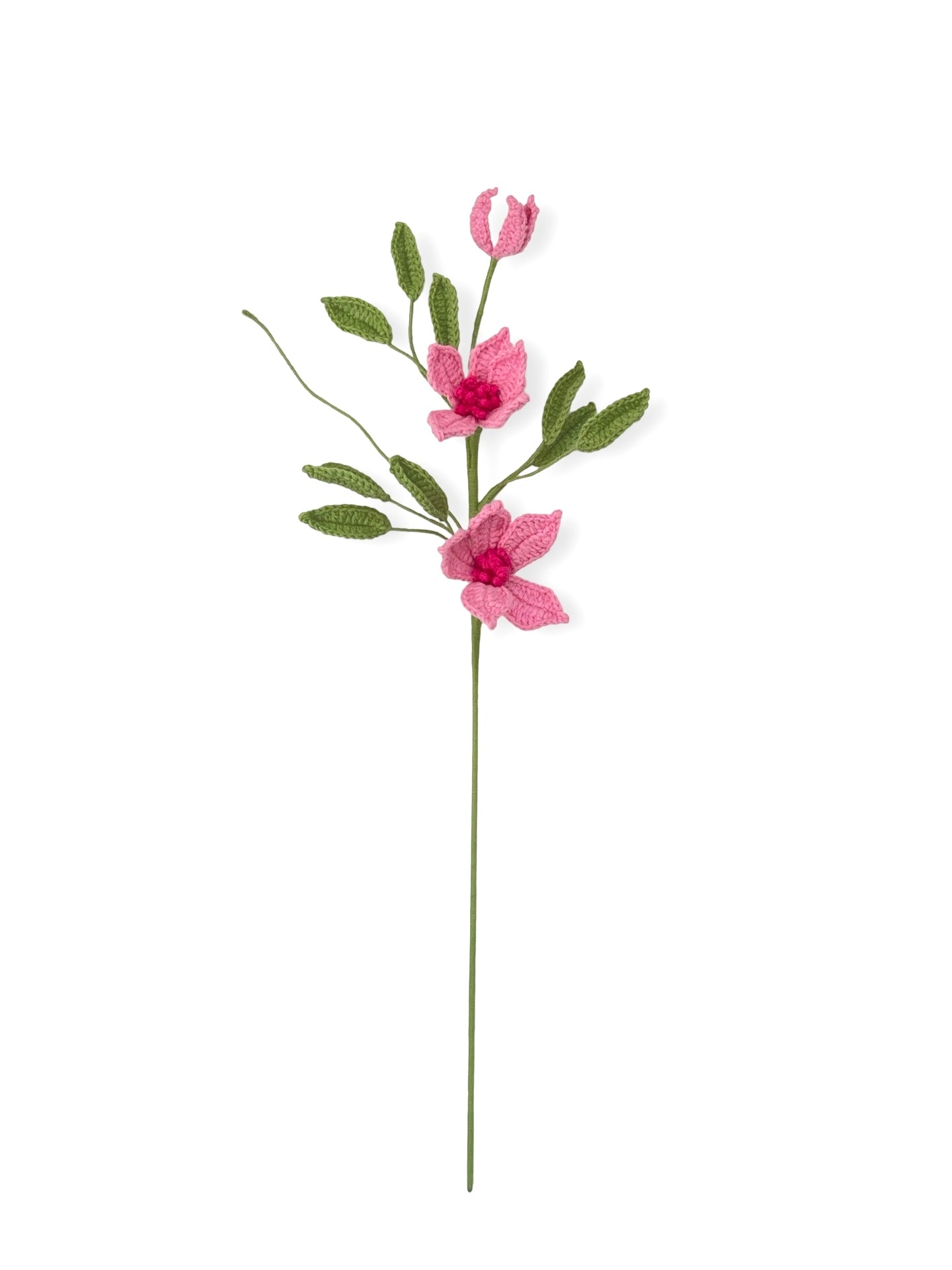 Crochet Clematis - Pink