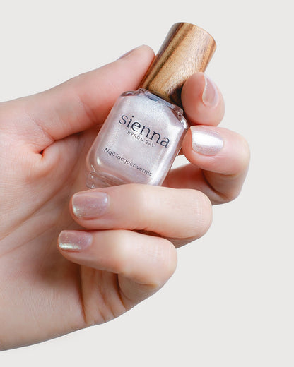 "Glimmer" Alabaster Holographic Shimmer Nail Polish - 10ml