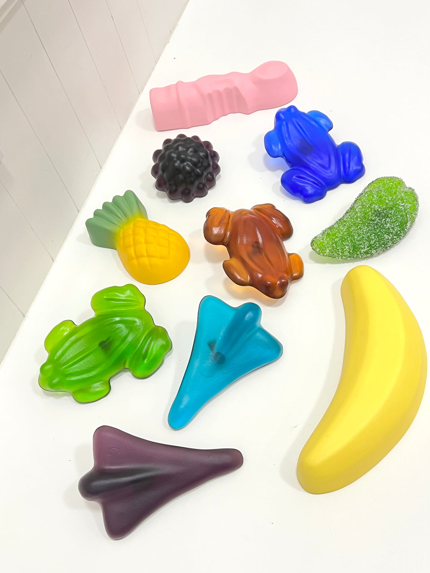 Cast Glass "Sugared Spearmint" Artwork by Simon Lewis Wards