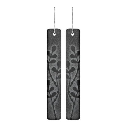 Rātā Vine Drop Earrings - Black