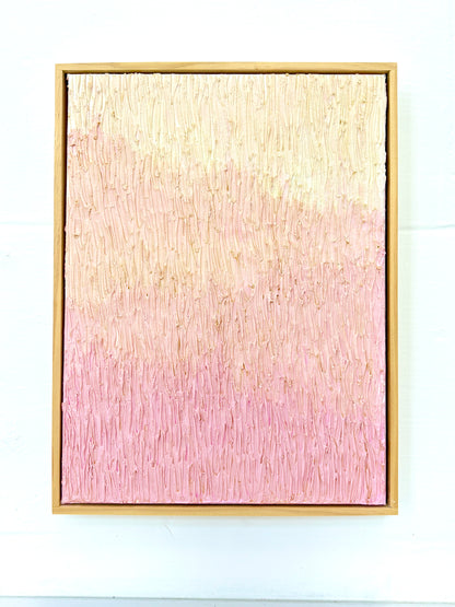 "Blush Dreaming" original painting by Elizabeth Marshall - 40cm x 30cm