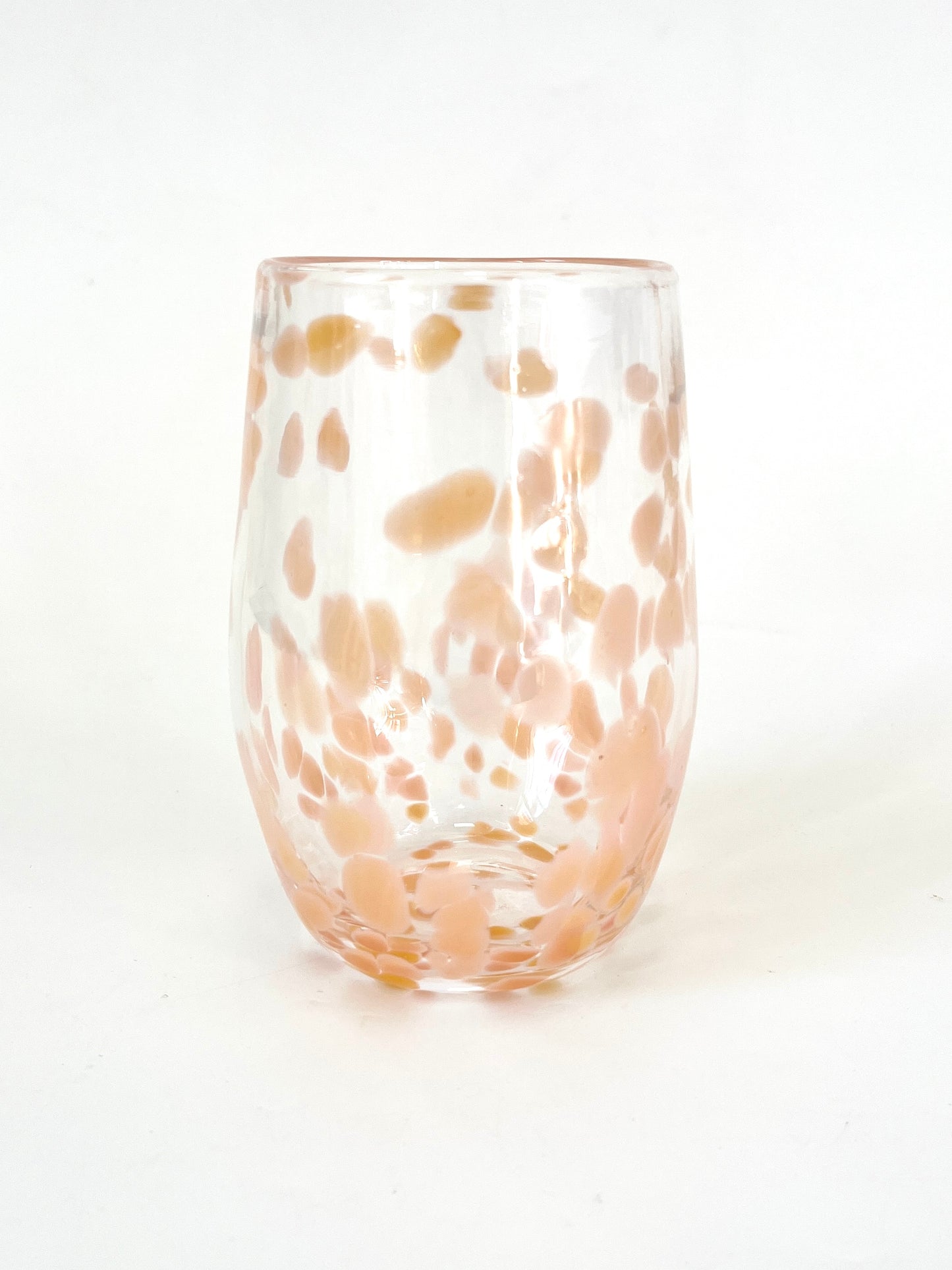 Handblown Glass Tumbler - Flamingo