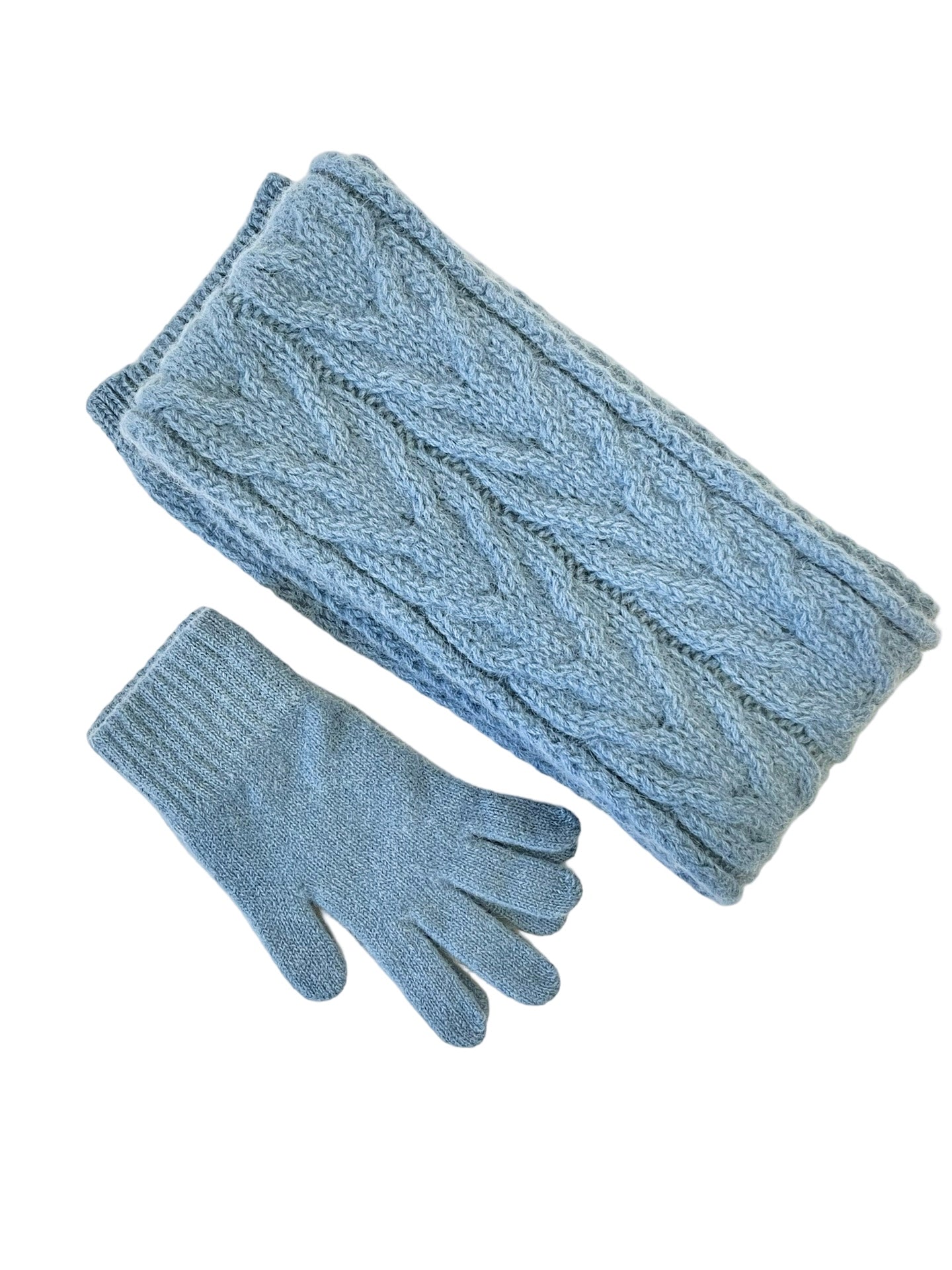 Alpaca Wool Gloves - Mist