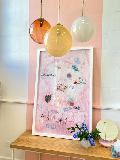 ‘Flora’ Framed artwork by Fleur Woods