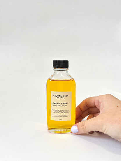 Reed Diffuser Refill Oil - Vanilla & Anise
