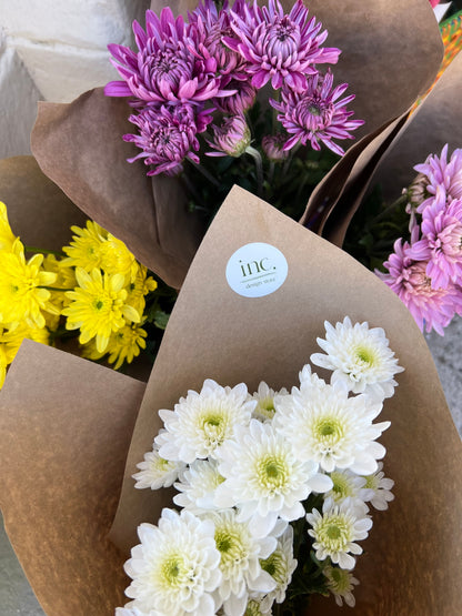 Bunch of fresh flowers - seasonal, assorted