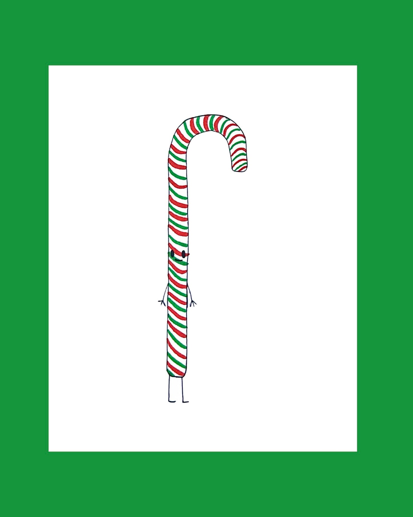 'Feeling Mint' - Illustrated Card by Jemimadidit