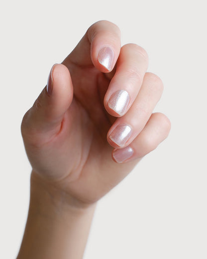 "Glimmer" Alabaster Holographic Shimmer Nail Polish - 10ml