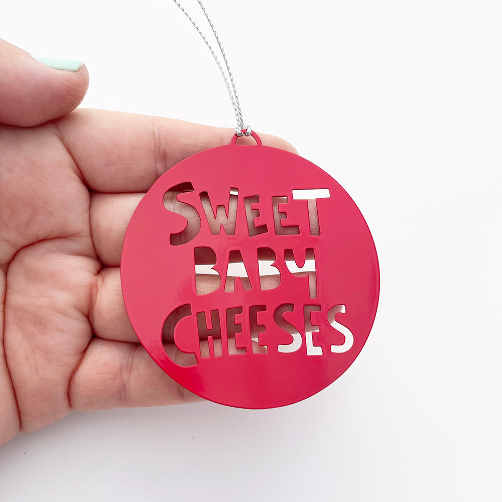 Sweet Baby Cheeses Christmas Ornament