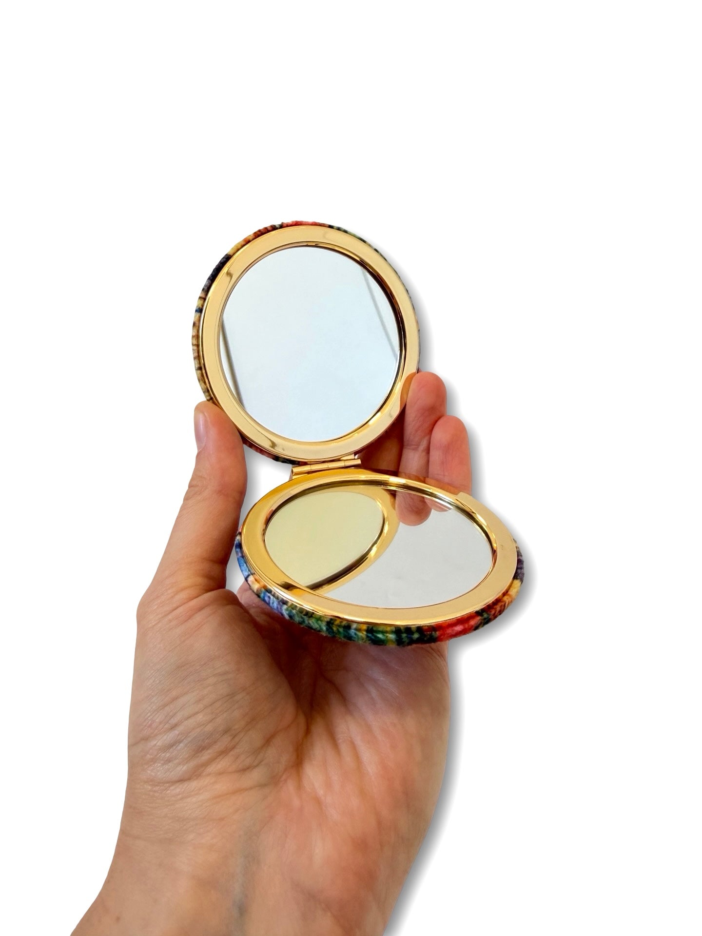 'Meadow' Pocket Mirror by Fleur Woods