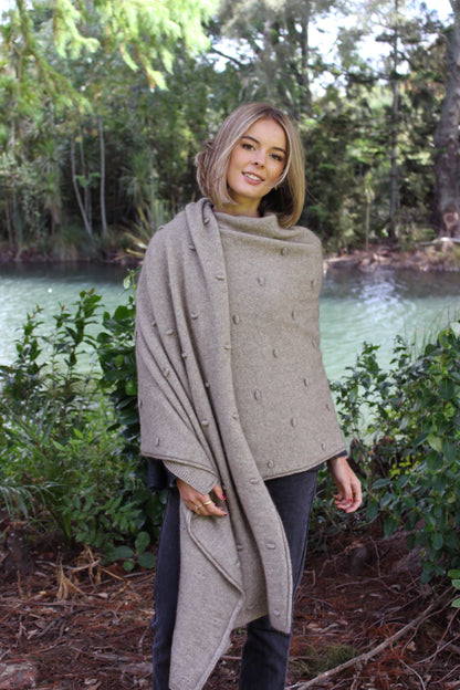 Possum Merino Bobble Wrap - Natural