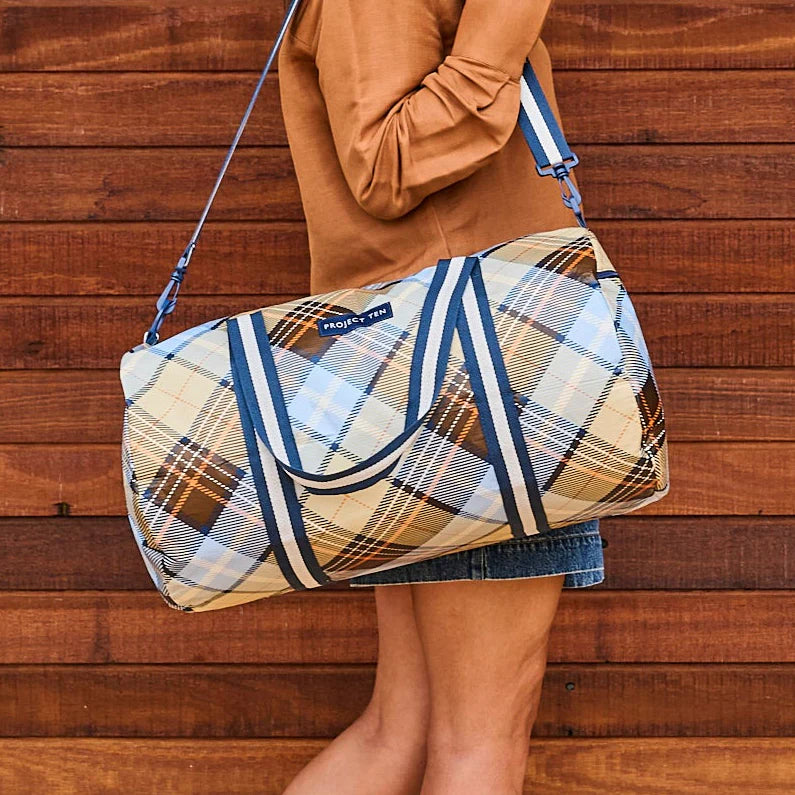 Barrel Bag - Country Plaid