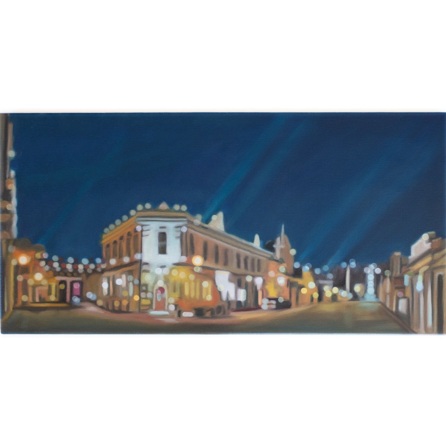 "Time Travelling" - Original Oamaru Oil Painting by Melanie McKenzie on Canvas, 60 x 30cm