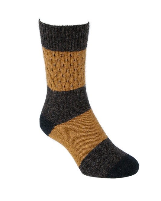 Gecko Possum Merino Socks - Gold
