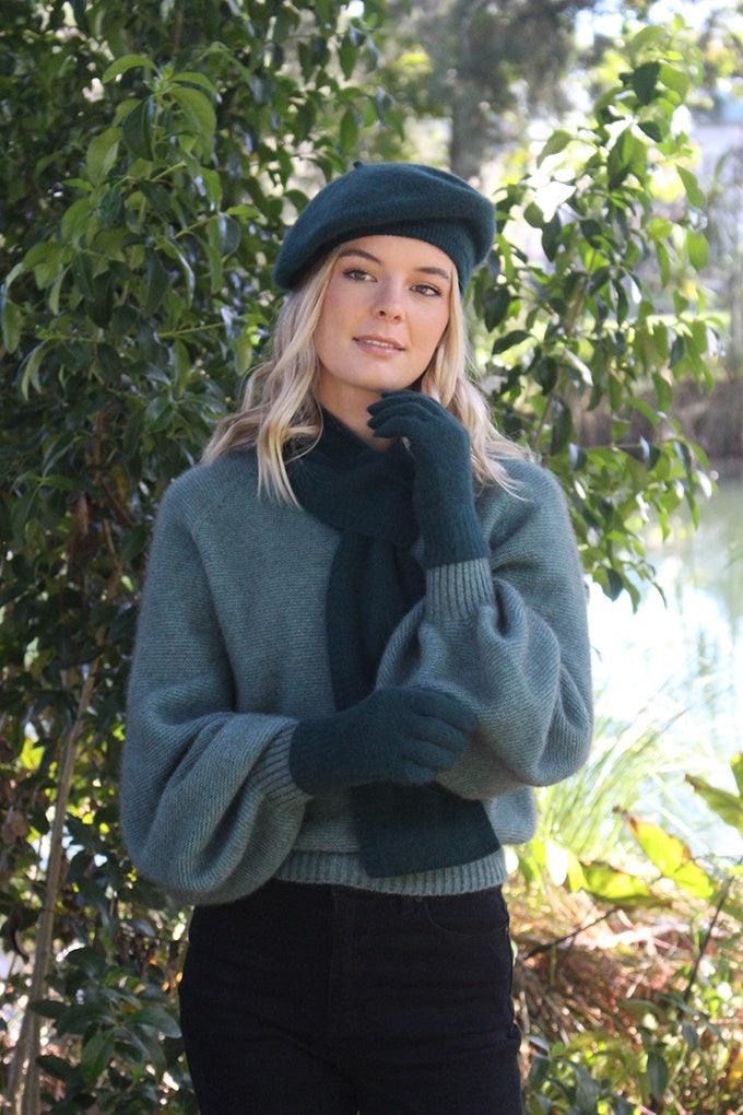 Possum Merino Beret - Tasman