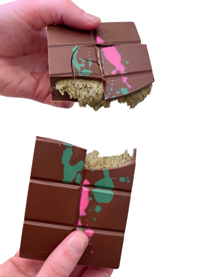 Valentine's Day Dubai-Style Chocolate Pistachio Knafeh Bar - 200g