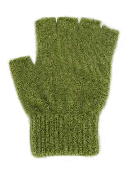 Possum Merino Open Fingered Glove - Olive