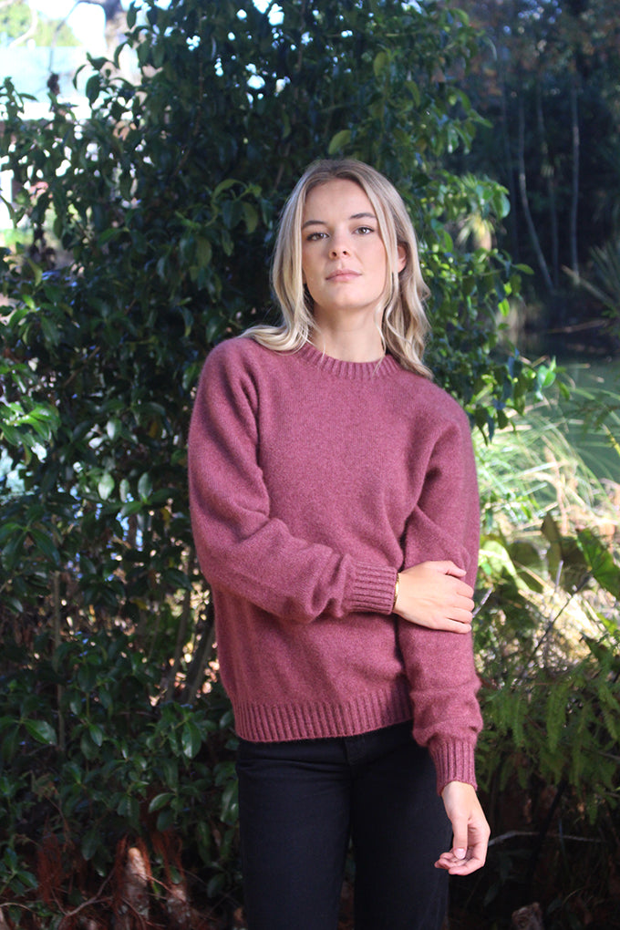 Possum Merino Jumper - Orchid