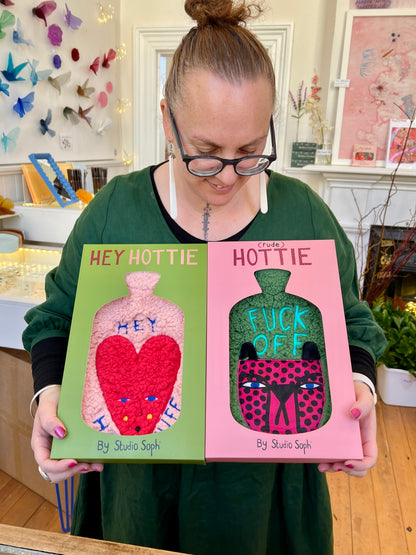 Hot Water Bottle - Hey Hot Stuff