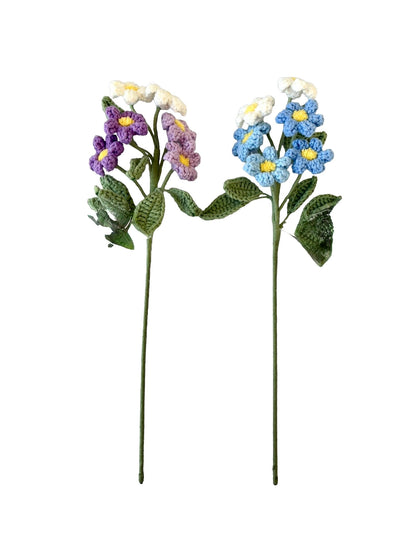 Crocheted Azalea - Blue