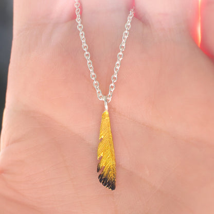 Miromiro Feather Necklace