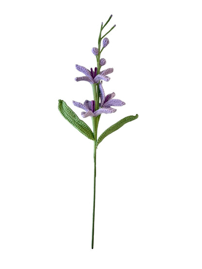Crochet Orchid Flame - Purple