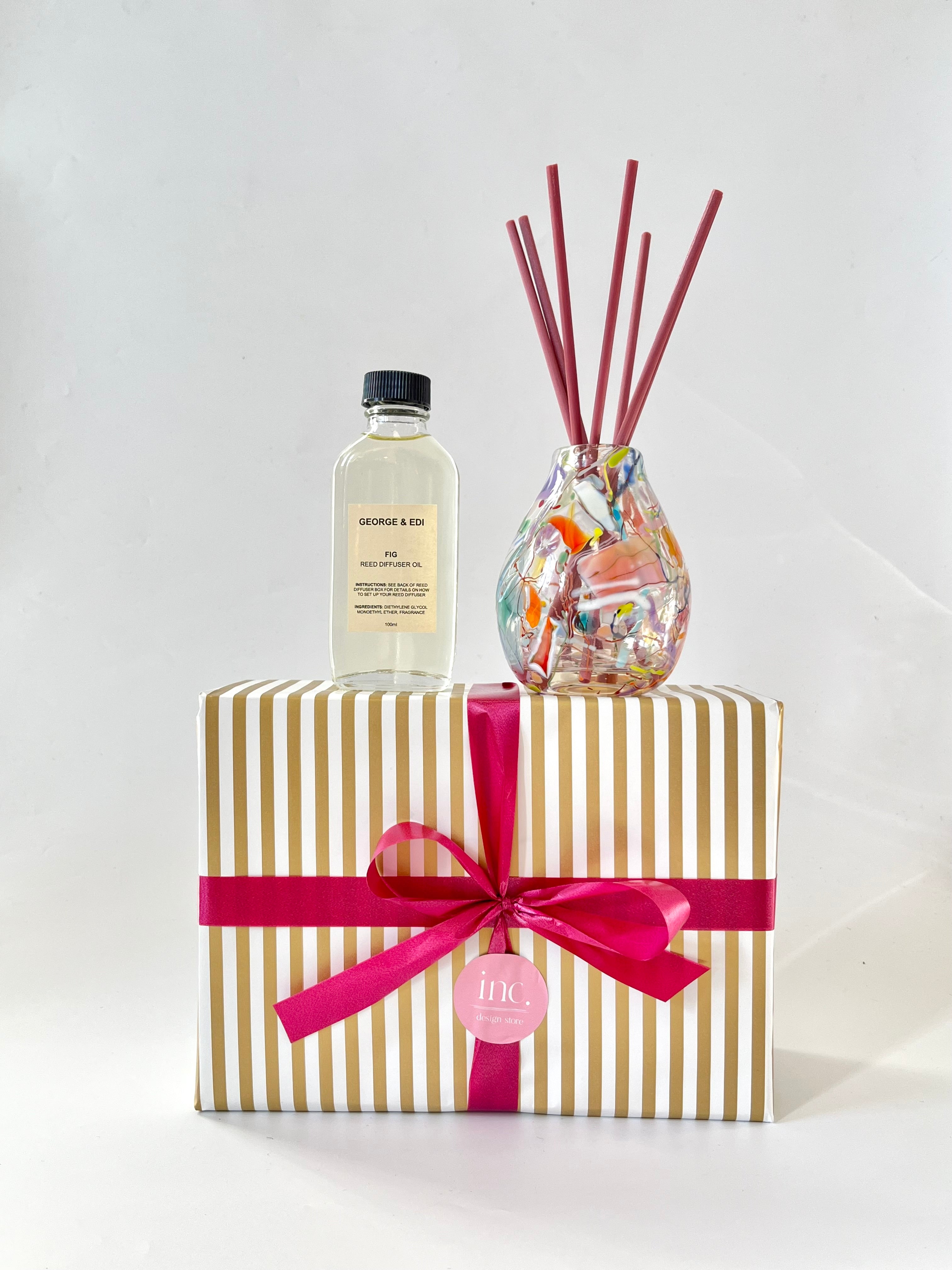 Shard Vase & Fig Scent Diffuser gift set bundle - top seller! – Inc ...